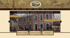 Desktop Screenshot of cliffhouselodge.net